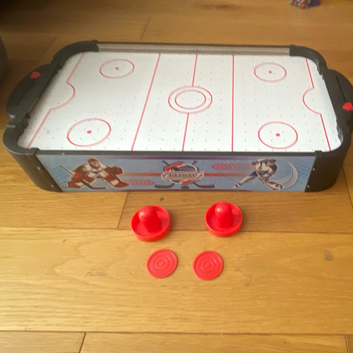 Tabletop air hockey game table - hockey,
