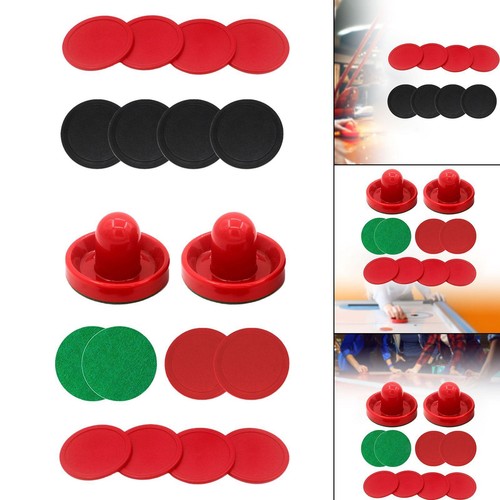 Air hockey pushers and - hockey, pucks