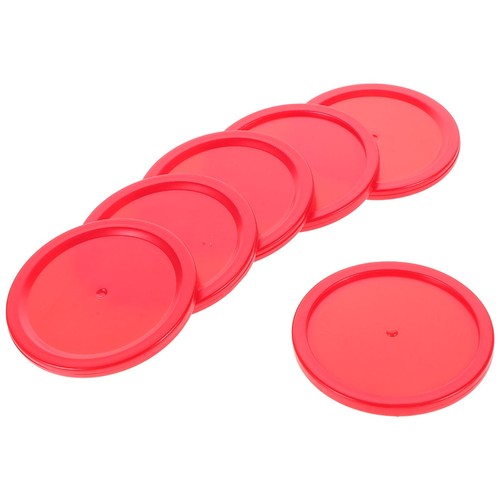 Red plastic ice - red, pucks