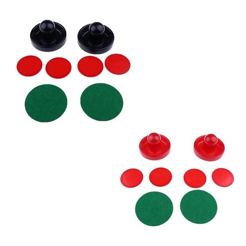 Air hockey pushers pucks set - hockey,